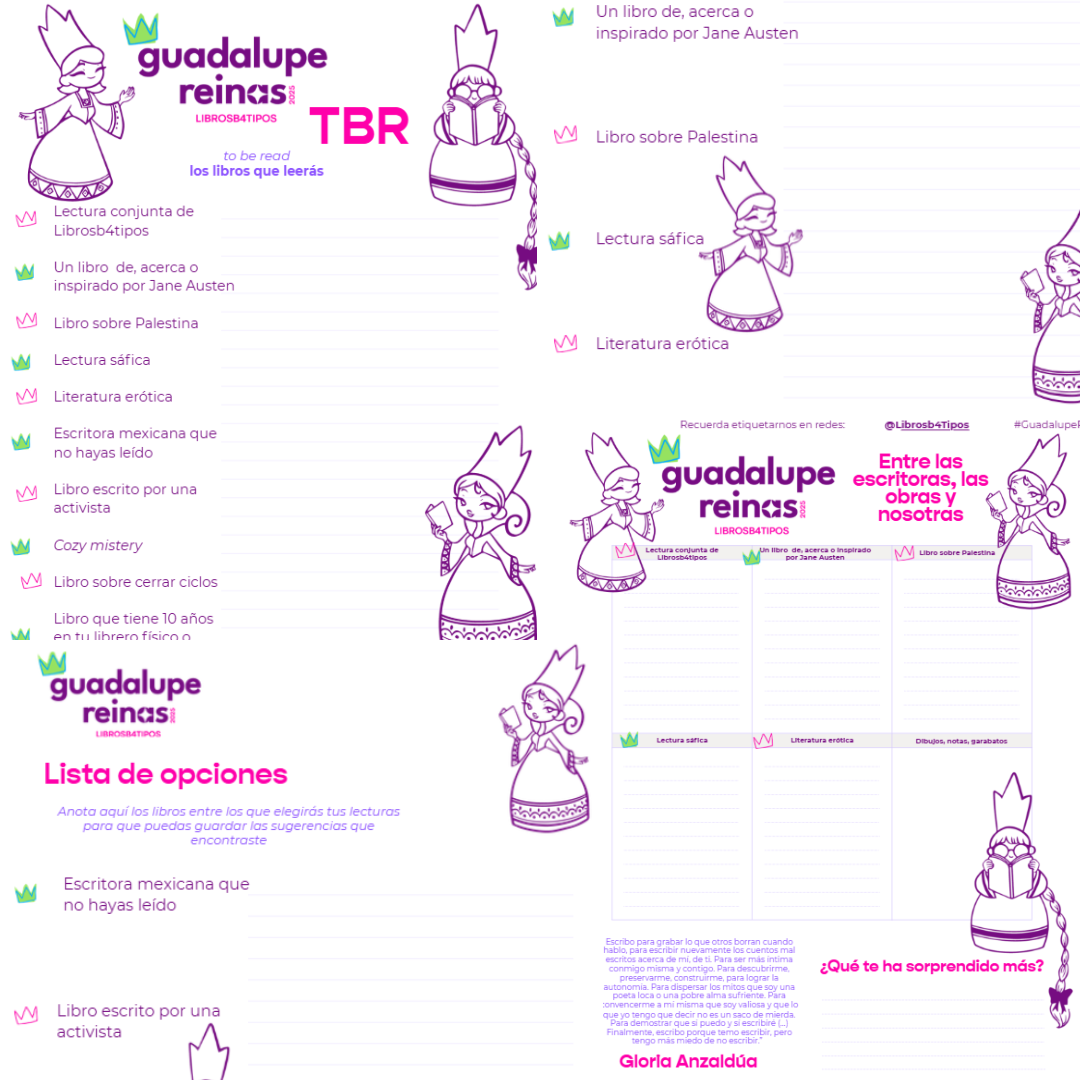 Plantillas de seguimiento para tu journal (versión Guadalupe Reinas 2025)