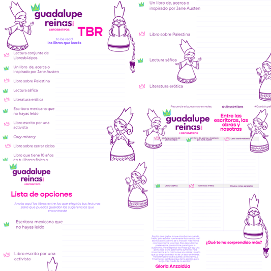 Plantillas de seguimiento para tu journal (versión Guadalupe Reinas 2025)