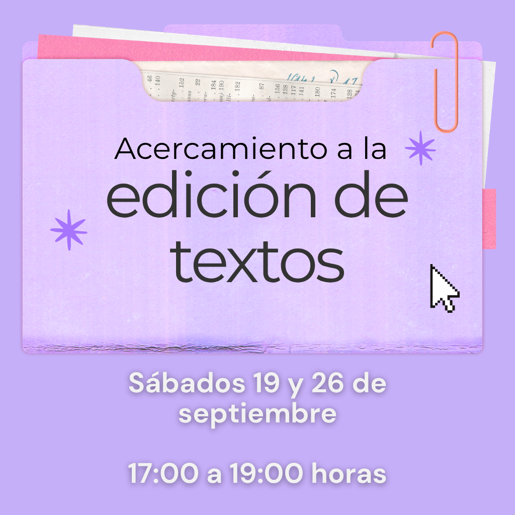 Acercamiento a la edición de textos